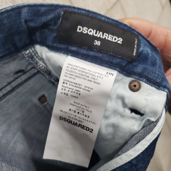 Dsquared2 Denim Jeans Size 38 30" Waist - Picture 5 of 5